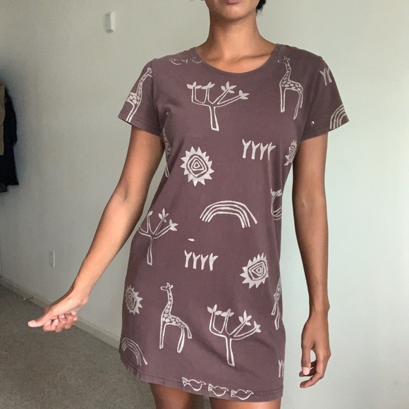 Authentic Original Vintage Style Dresses & Skirts - Vintage dress with safari motif